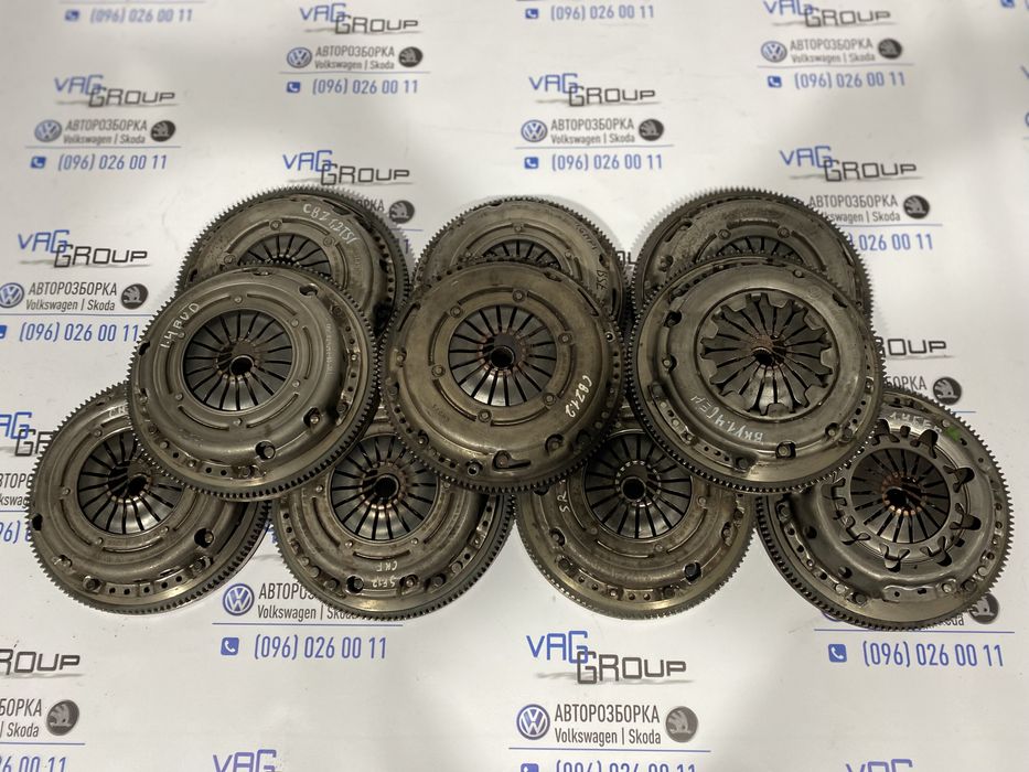 Щеплення в зборі гольф, маховик гольф, тоуран, пасат, корзина гольф