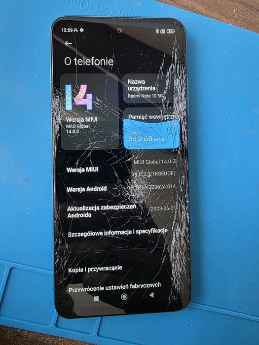Wyświetlacz do xiaomi redmi note 10 5g