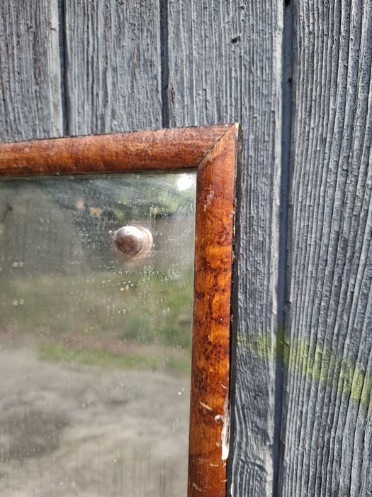 Lustro ścienne oprawione prl