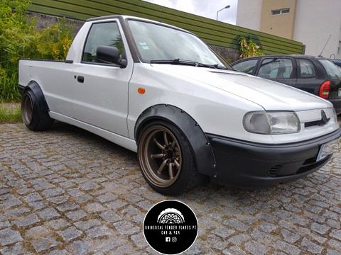 Kit abas universais para carro