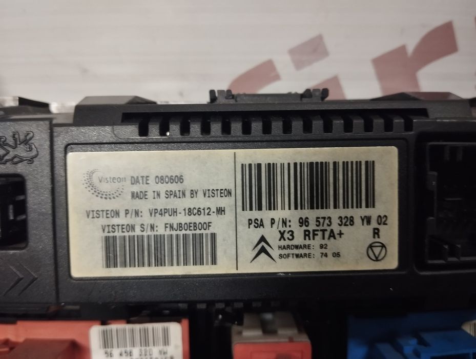 Comando Chauffage / Sofagem CITROËN C5 I - 96573328YW02