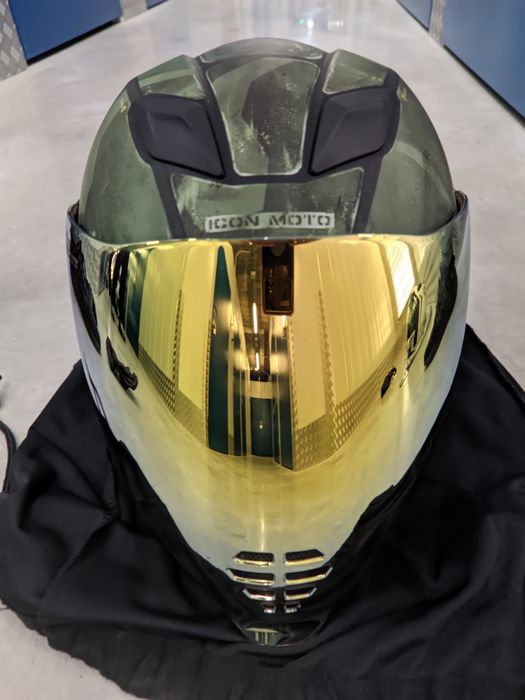 Capacete mota  Icon BATTLESCAR 2 Airflite GREEN – Tamanho S
