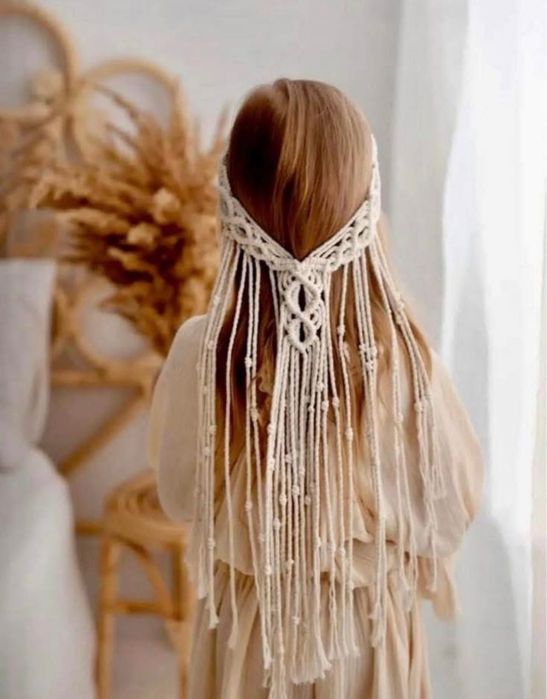 Wianek z makramy. Handmade