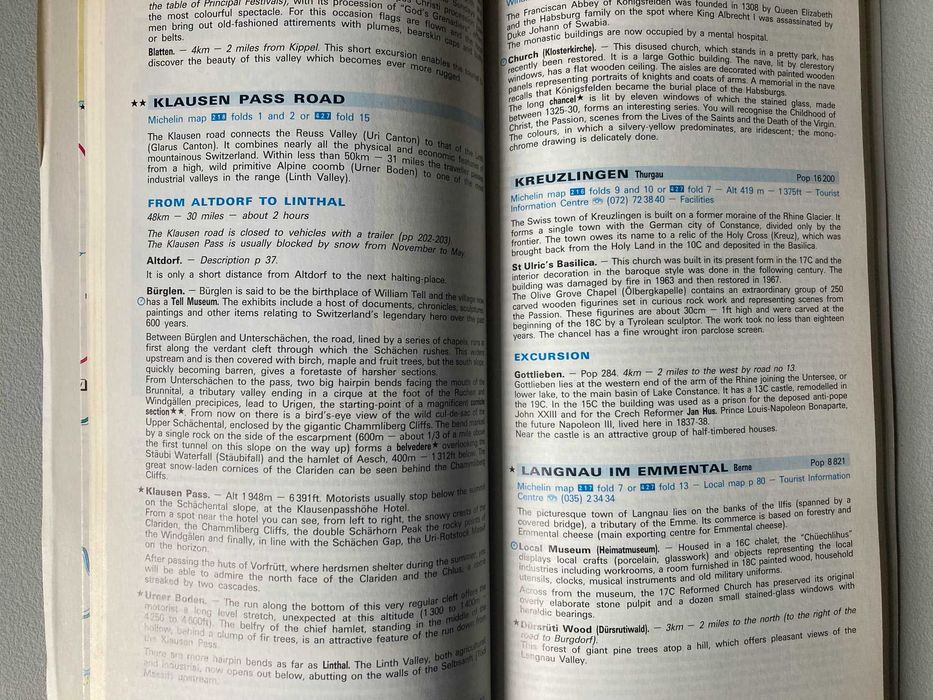 Michelin Tourist Guide - Switzerland