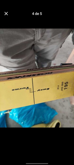 Ski rossignol 195 com fixações salomon
