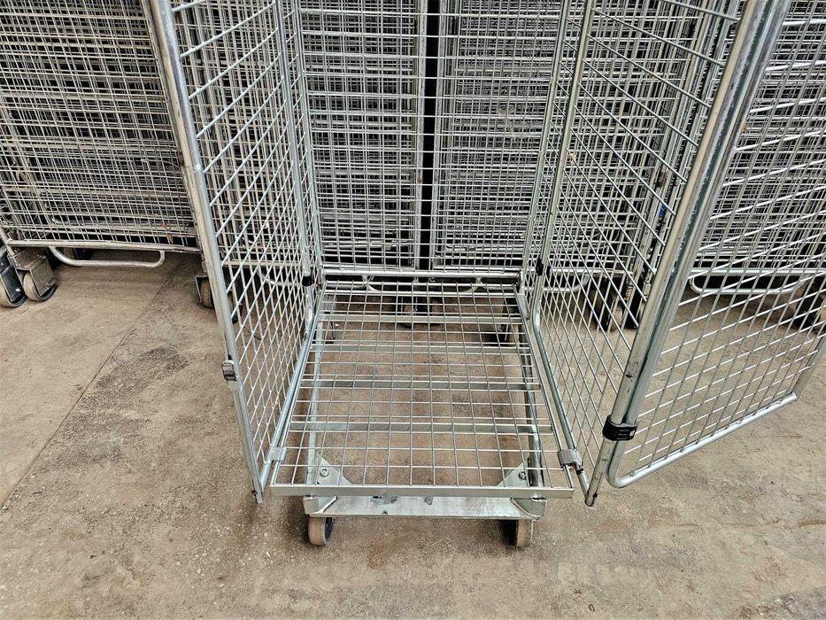 Wózek Transportowy Magazynowy Kurierski Kosz Siatkowy Rollkontener Box