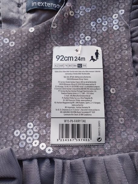 Vestido menina 2 Anos - NOVO