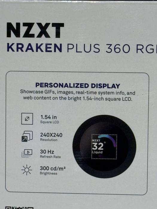 Chłodnice procesora NZXT Kraken Plus 360 RGB Czarny