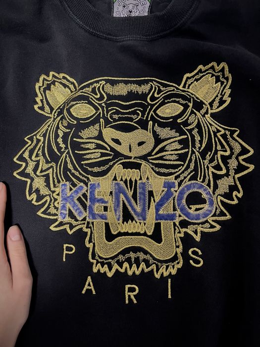 Оригінальний світшот Kenzo Paris з вишитим тигром
