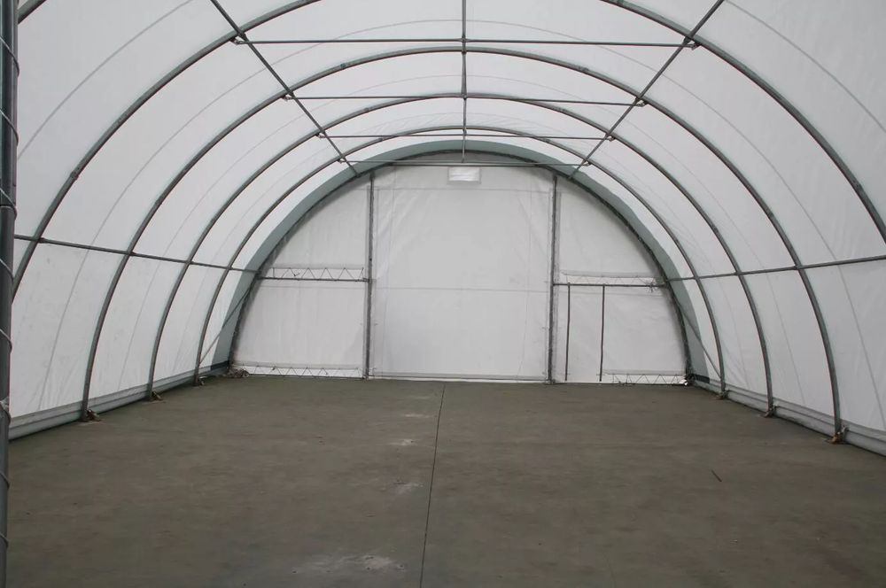 Hala namiotowa łukowa 12,2x24m PVC 900g/m2