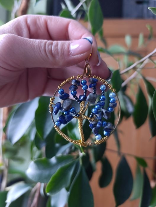 Wisior handmade lapis lazuli