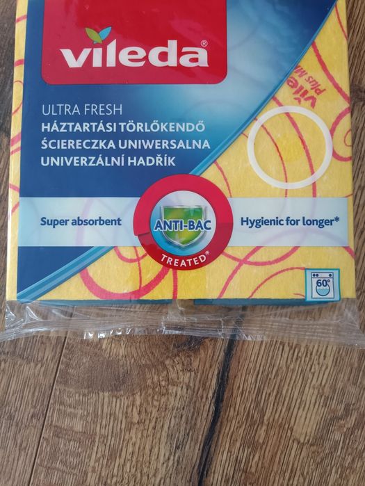 Ścierka uniwersalna ultra fresh z mikrofibrą (34x34cm)vileda 1 sztuka