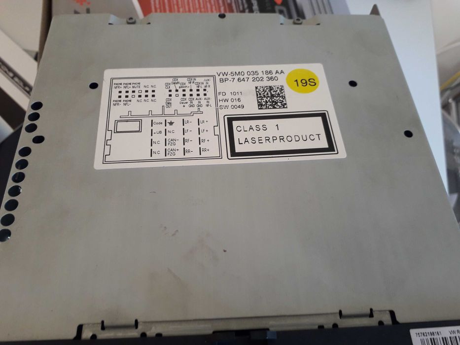 Auto Rádio para Golf 6