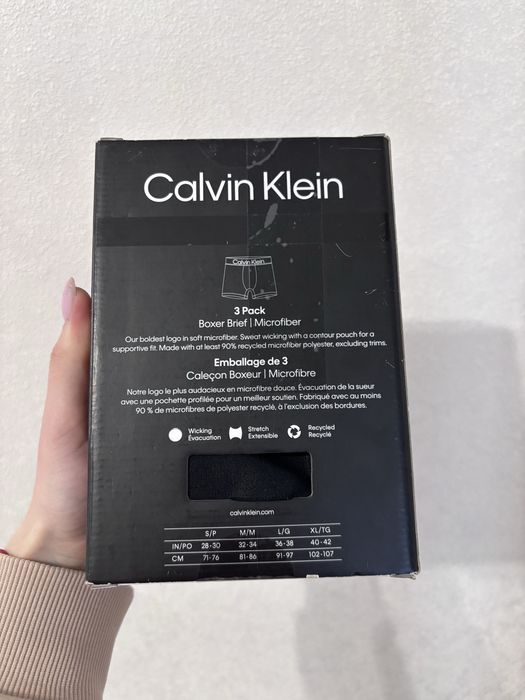Чоловічі труси боксерки Calvin Klein Microfiber Stretch Plus 4  шт