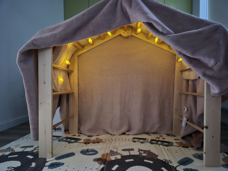 Domek dla dzieci plac zabaw namiot drabinki