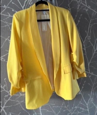 Uni marynarka damska new Collection yellow