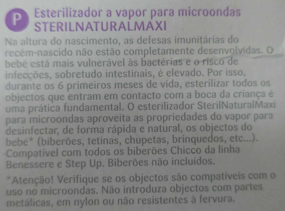 Chicco SterilNaturalMaxi Sterilizer64751157062145122