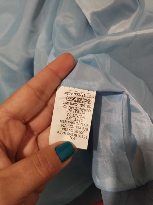 Casaco da nova coleção Outono na cor azul ganga