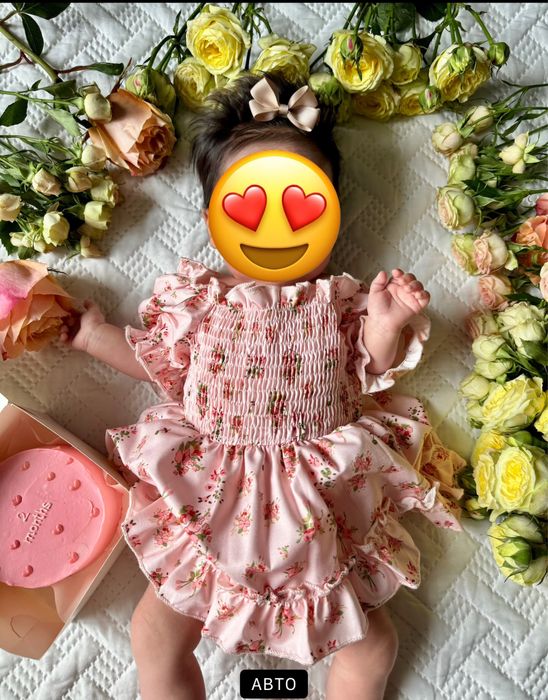 Дитячя сукня для дівчинки від 0 до 3 місяців