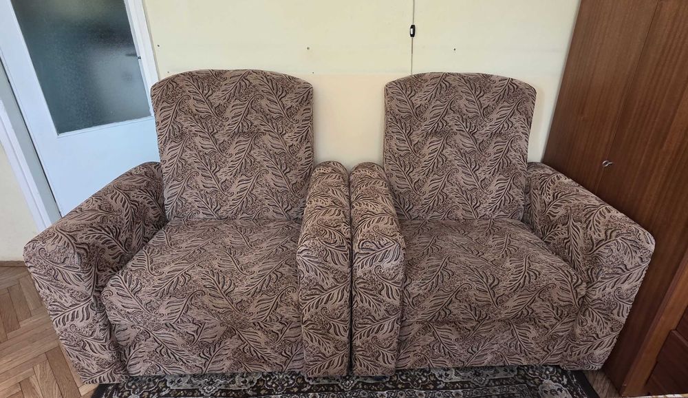 Zestaw 2 wygodnych foteli w klasycznym stylu