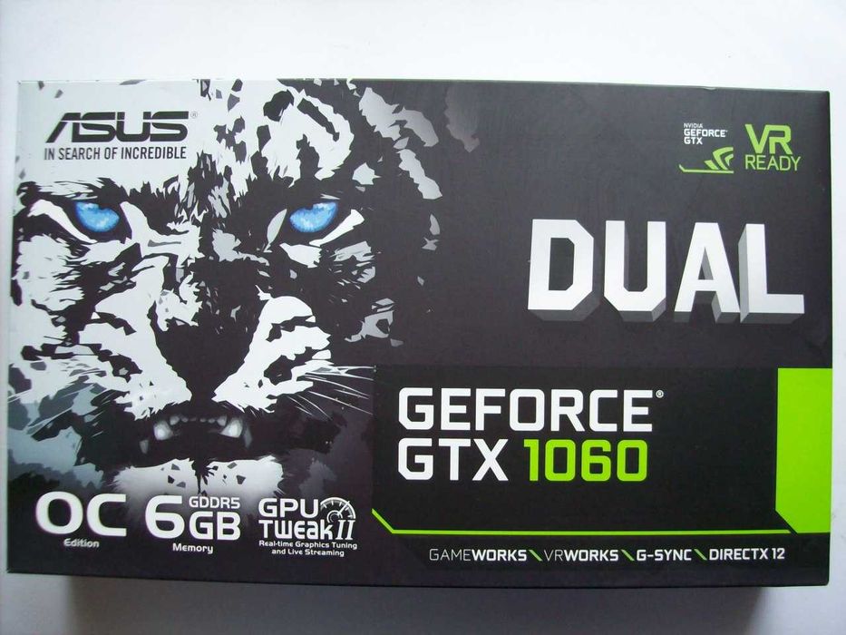 Karta graficzna Asus GeForce GTX 1060 Dual OC - 6GB
