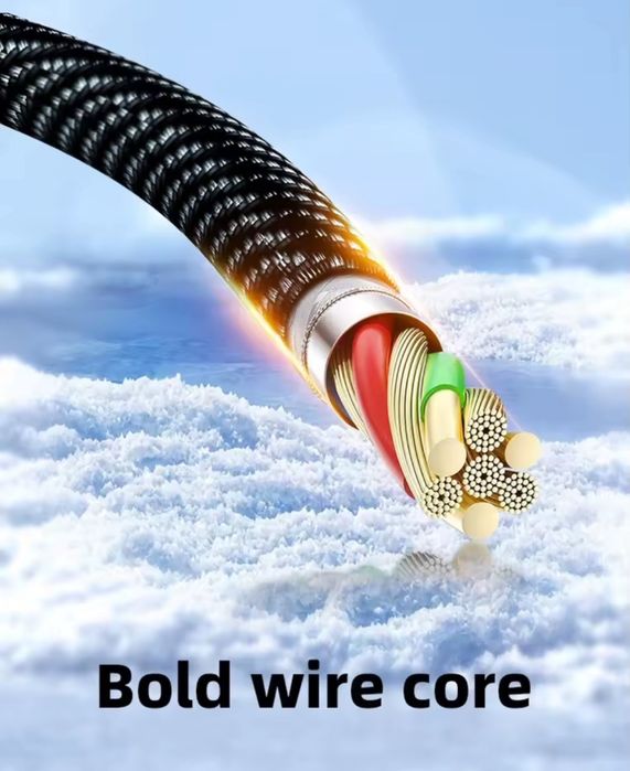 Кабель USB type A type C 100w 5a з дисплеєм OOZCC