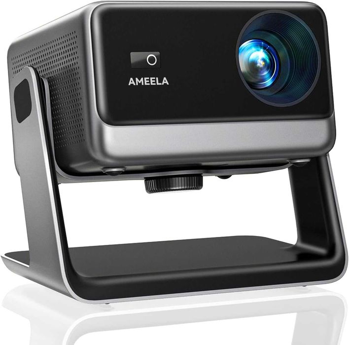 Projetor de Videor 4K compatível com WiFi Bluetooth, AMEELA 1080P