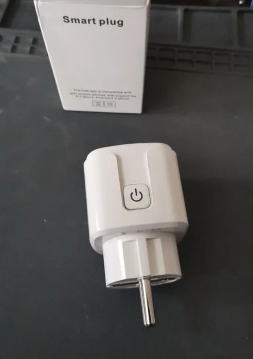 Розумна розетка WiFi вилка 20A перехідник вкл викл Tuya Smart life