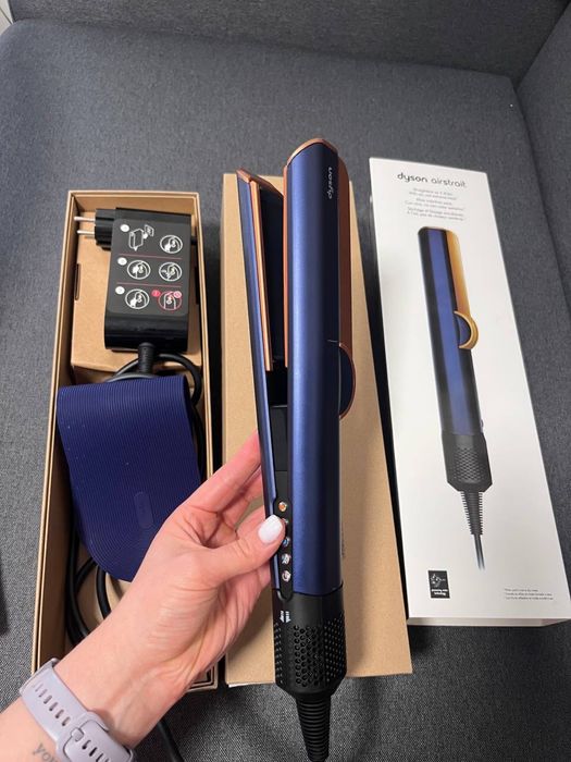 ОРИГІНАЛ! Dyson Airstrait (Prussian Blue/Rich Copper) Дайсон випрямляч Фен