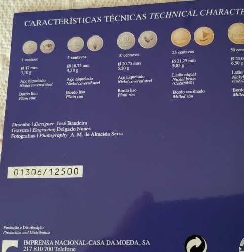 Conjunto de moedas Proof de 2005 de Timor Leste 01306 de 12500