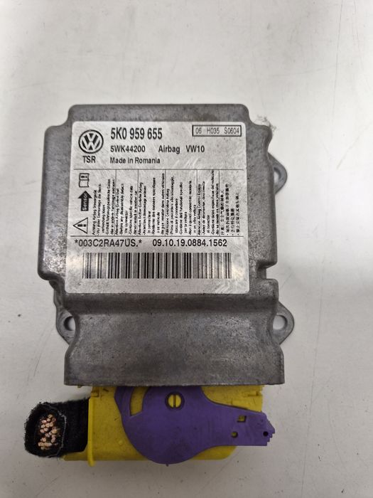 Sterownik Poduszek Powietrznych Airbag VW Golf 7 VII 5K0 959 655