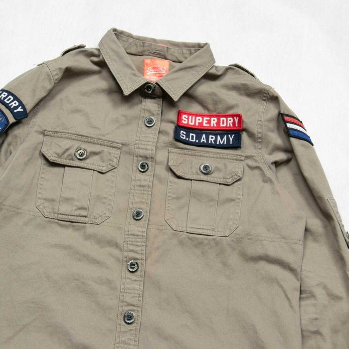 Superdry Core Military Patched koszula wierzchnia L męska militarna