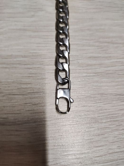 Bransoletka męska stal szlachetna 21,5 cm.