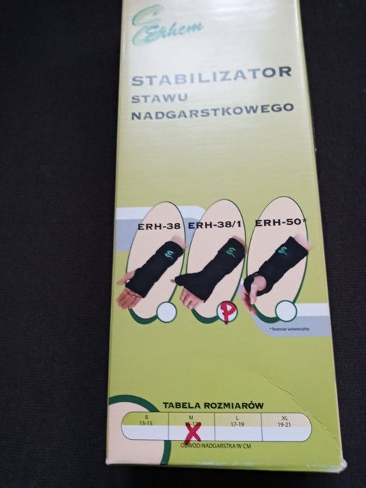 Stabilizator stawu nadgarstkowego / prawa ręka /