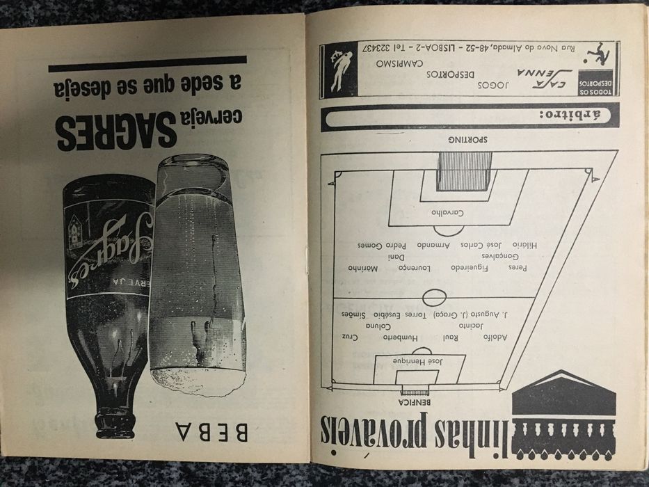 Clássico Benfica-Sporting – Programa Oficial Época 67/68