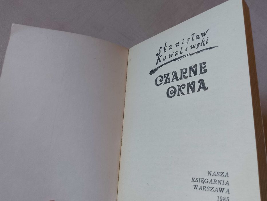 S. Kowalewski "Czarne okna" 1985