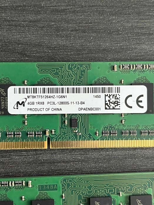 8GB (2x4GB) DDR3L SODIMM 1600MHz 1Rx8 PC3L-12800S-11-13-B4