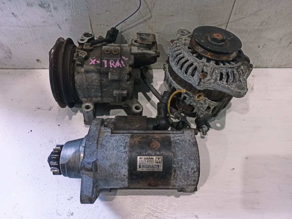 Комплект стартер генератор компресор гур Nissan X-Trail T30 2.2 dci