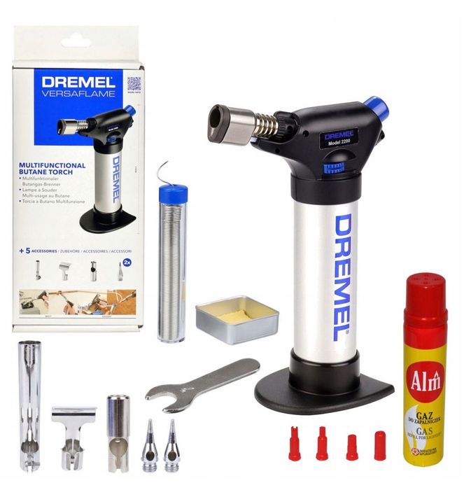 Lutownica palnik gazowy VERSAFLAME 2200 DREMEL + gaz