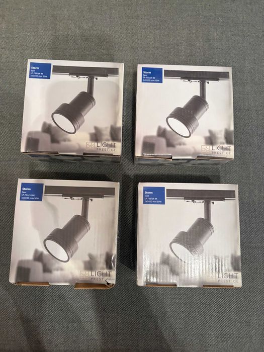 NOWE Szyna sufitowa 1.5m + 4 reflektory LIGHT PRESTIGE