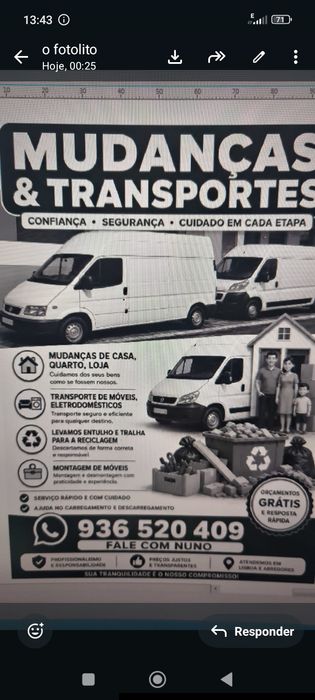 Transporte mercadorias460499085249761280