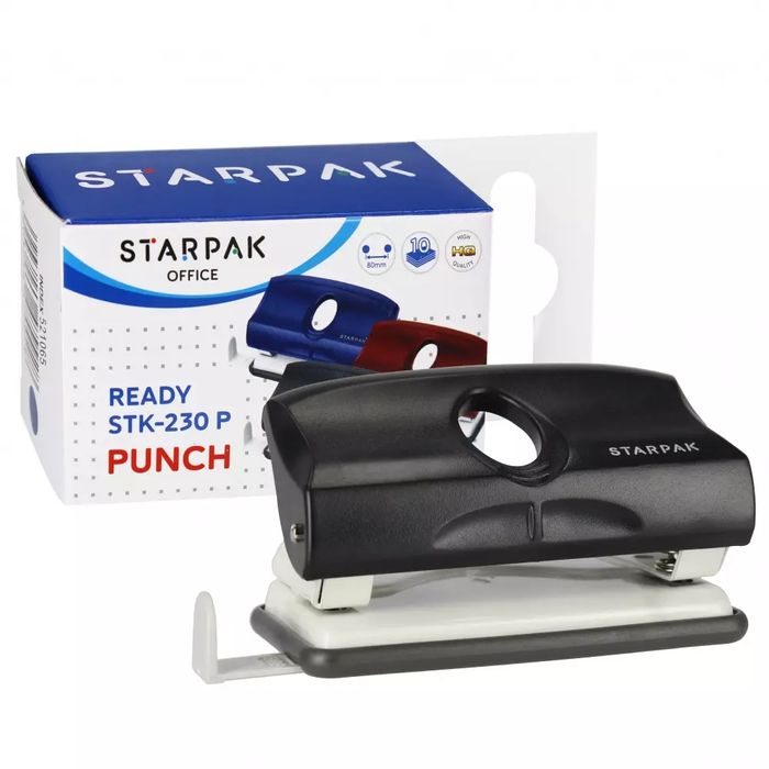 Dziurkacz 0,8/80 Czarny Starpak 52161. Nowy Produkt