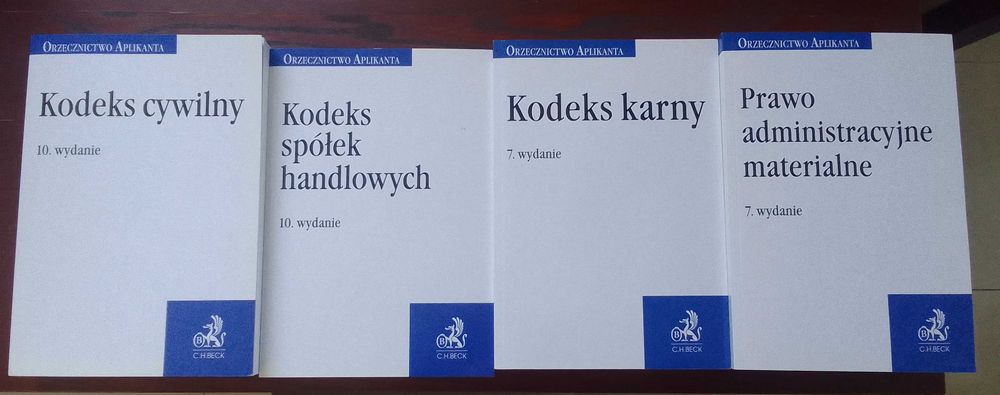 Książki na egzamin adwokacki/radcowski