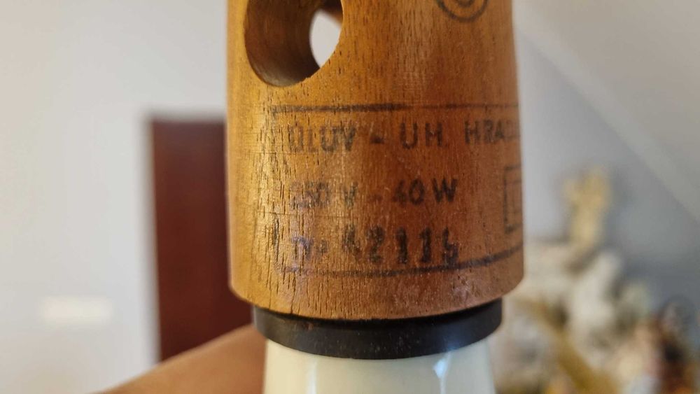 ULUV Lampa wisząca Design PRL lata 60 Czechosłowacja żyrandol
