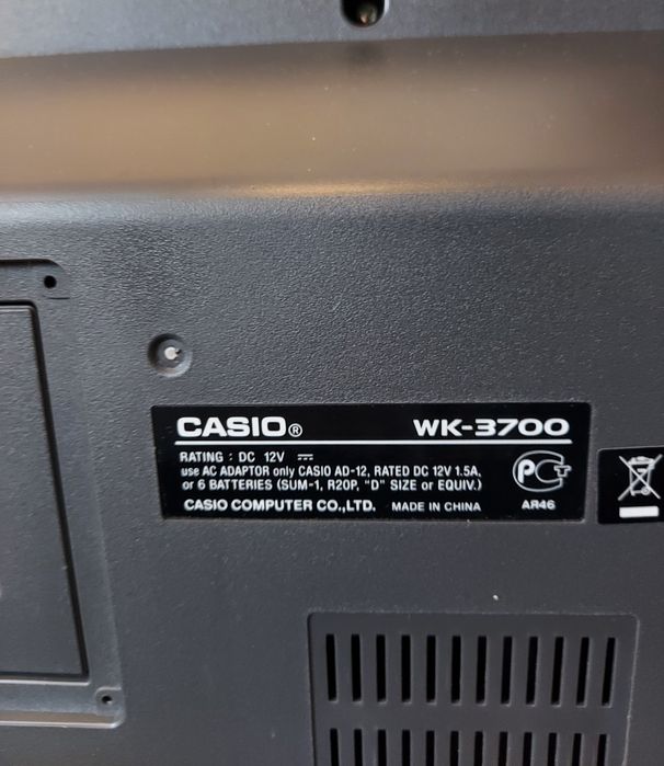 Casio klawisze użyty kilka razy WK- 3700