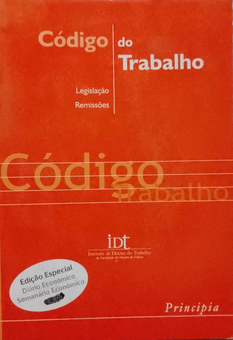 Código do Trabalho - Legislação e Remissões (Edição Especial)