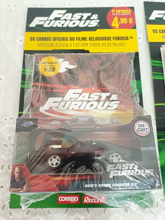 Impecável Diecast 1:32 Dom's Dodge Charger R/T Fast&Furious