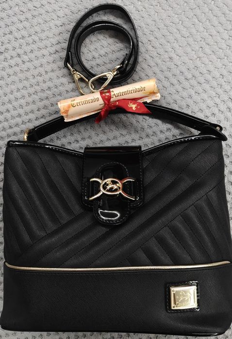 Bolsa de mão ciao Bella Cavalinho preto