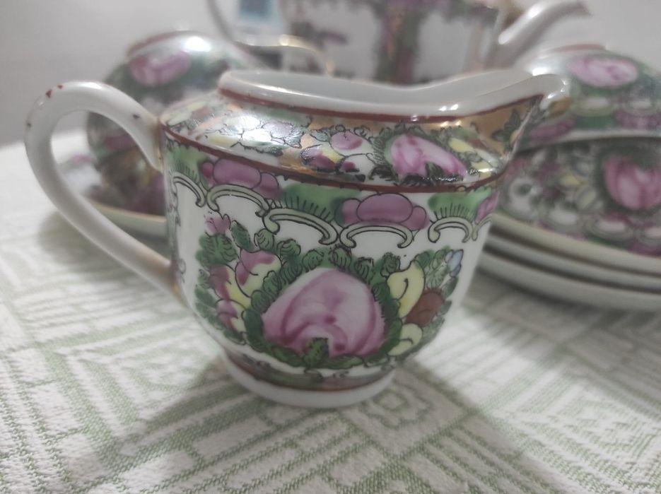 Serviço de chá loiça chinesa