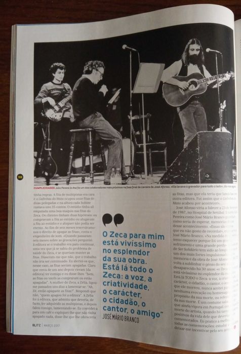 José Afonso	- - -		Blitz	- - - - -	Revista